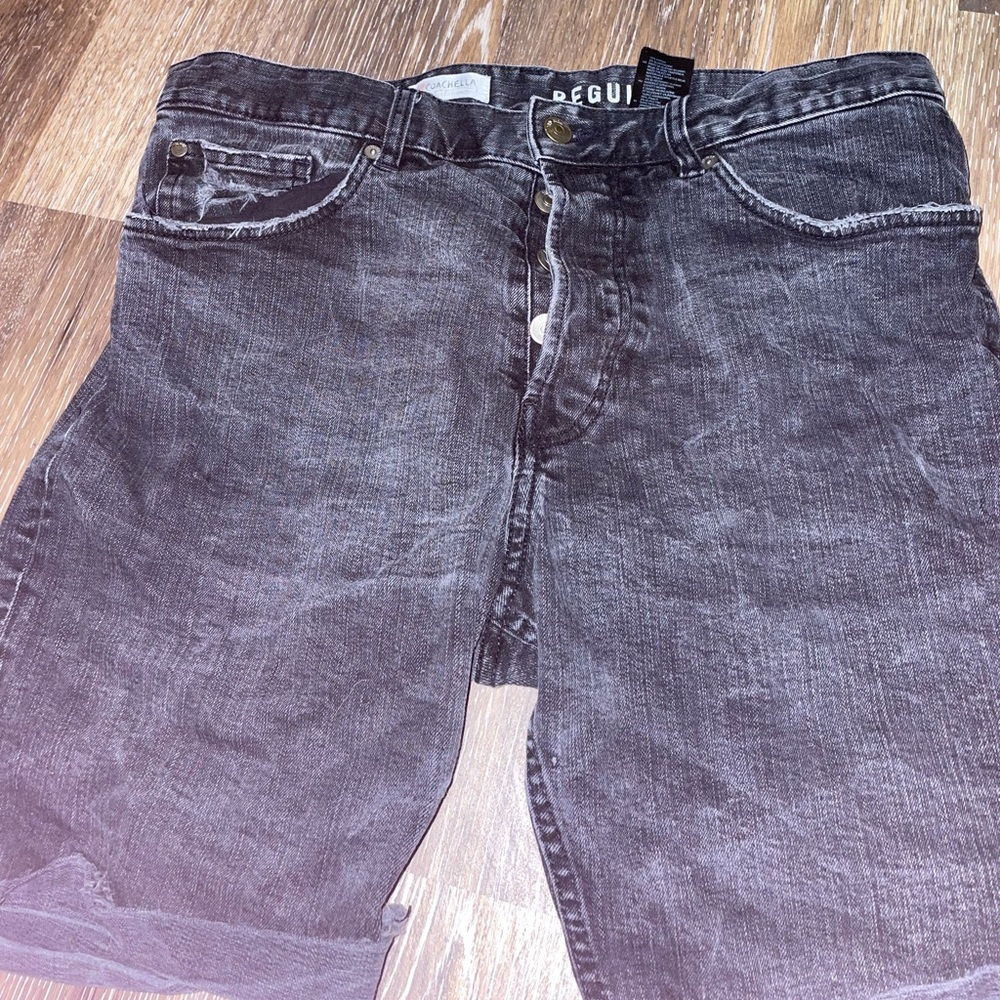 H&M Black Denim Shorts